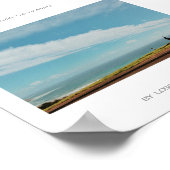 Treasure The Moment Man Bench Landscapeポスター ポスター (角)