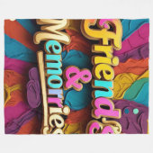 "Treasured Friendship" フリースブランケット (正面(横))