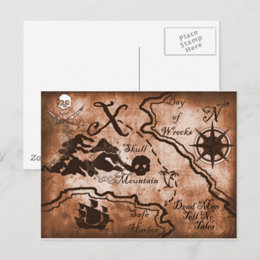 treasuremapfull.jpg ポストカード (正面/裏面)