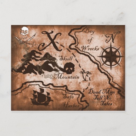 treasuremapfull.jpg ポストカード (正面)