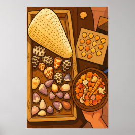 Treasures on the table ポスター