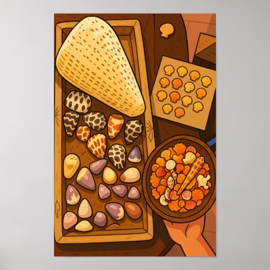 Treasures on the table ポスター (正面)