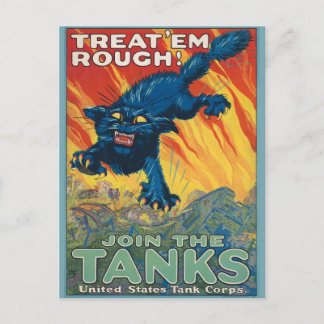Treat 'Em Rough – 戦車に参加 ポストカード