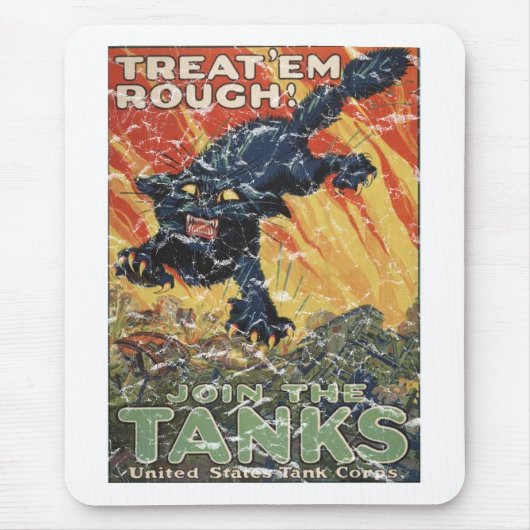 Treat 'Em Rough-1918 動揺して - マウスパッド (正面)