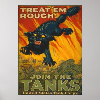 Treat 'em Rough - Join the Tanks ポスター