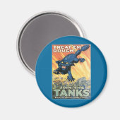 Treat 'Em Rough - Join the Tanks! マグネット (正面/裏面)