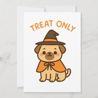 Treat Only: ハロウィンパップエディション 招待状