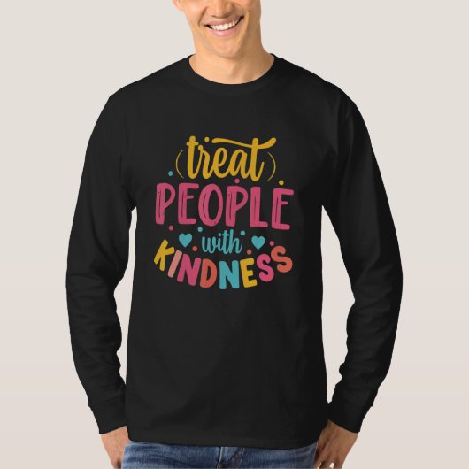 Treat People With Kindness Cool TPWK Trendy 2 Tシャツ (正面)
