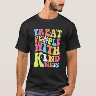 Treat People With Kindness Retro TPWK Inspirationa Tシャツ