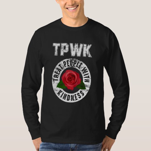 Treat People With Kindness TPWK Retro Tee Tシャツ (正面)