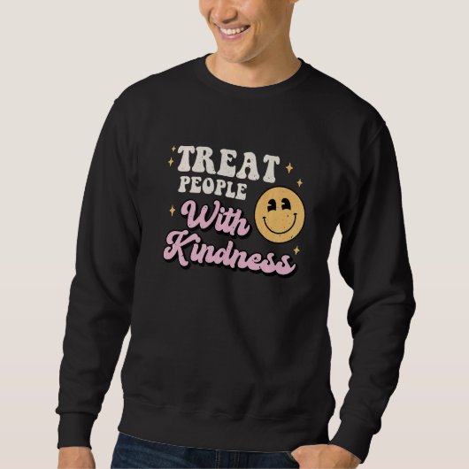 Treat People With Kindness TPWK Trendy Preppy   スウェットシャツ (正面)