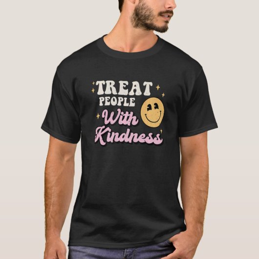 Treat People With Kindness TPWK Trendy Preppy   Tシャツ (正面)