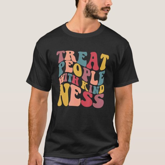 Treat People With Kindness TPWK Trendy Preppy Tシャツ (正面)