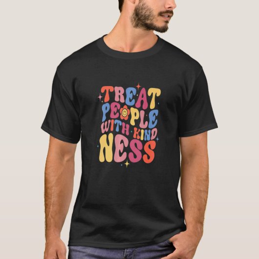 Treat People With Kindness  Trendy TPWK Preppy Tシャツ (正面)