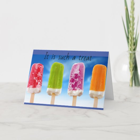 **TREAT** 「YOU」カードで誕生日を共有 カード (正面)