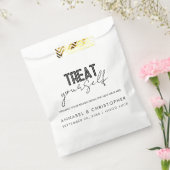 TREAT YOURSELF紙パーティーバッグ フェイバーバッグ (封をした状態)