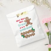 "Treat Yourself" Gingerbread Man フェイバーバッグ (封をした状態)