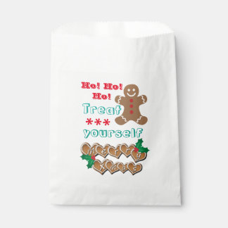"Treat Yourself" Gingerbread Man フェイバーバッグ