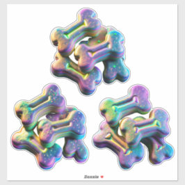 Treat Yourself - Holo-Look Dog Treat Stickers シール