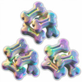 Treat Yourself - Holo-Look Dog Treat Stickers シール (正面)