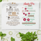 Treatsレシピ キッチンタオル (折り畳み)