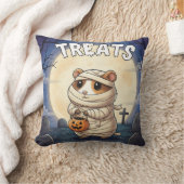 Treats – Mummy Guinea Pig Halloween TinyFur  クッション (ブランケット)