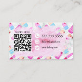 Treats Pretzels Baker Bakery Treats B 名刺 (裏面)