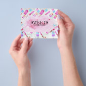 Treats Pretzels Baker Bakery Treats Pink チラシ (手)