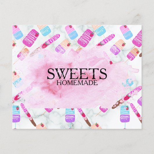 Treats Pretzels Baker Bakery Treats Pink チラシ (正面)