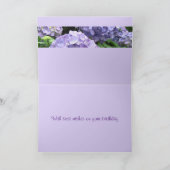 Trebahの庭、コーンウォールのアジサイ カード (内部)