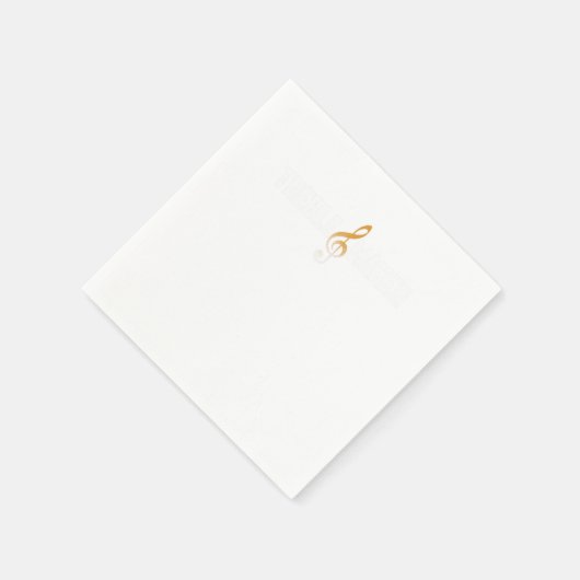 Treble Makerクレフ、 音符記号音楽ミュージシャンノートGifを作成 スタンダードカクテルナプキン (角)