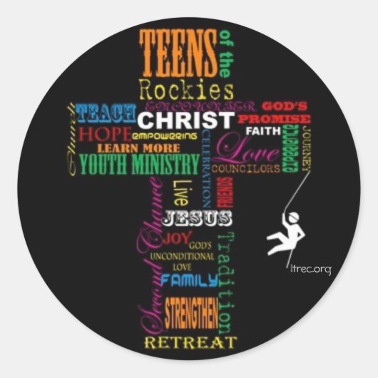 TrECロゴシール！ ラウンドシール (正面)