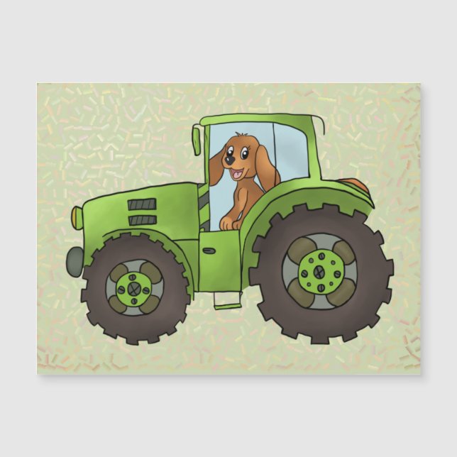 Trecker mit Hund (正面)