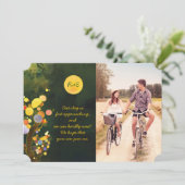 Tree素朴の結婚写真Save the Date セーブザデート (スタンド正面)