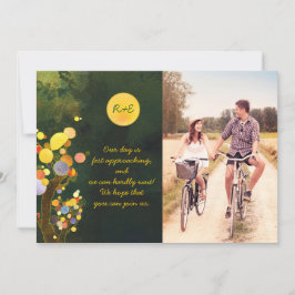 Tree素朴の結婚写真Save the Date セーブザデート