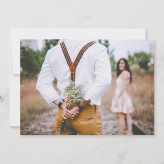 Tree素朴 Photo日付の保存 |ストリングライト セーブザデート (裏面)