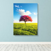 tree キャンバスプリント (インサイチュ (ウッドフロア))