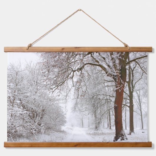 Tree Alley | Stupinigi Parc, Italy 吊り下げ型タペストリー (正面)