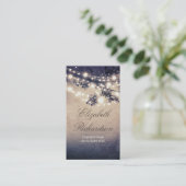 Tree and String of Lightsフェスティバルと夢 名刺 (スタンド正面)