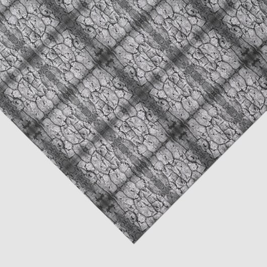 Tree Bark Black And White Photo Closeup Pattern 薄葉紙 (詳細)