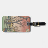 Tree Blossoms Plum Garden Japanese ラゲッジタグ (正面横)