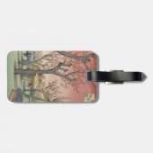 Tree Blossoms Plum Garden Japanese ラゲッジタグ (裏面横)
