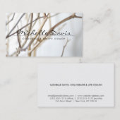 TREE BRANCHESのエレガント名刺を持つ名前 名刺 (正面/裏面)