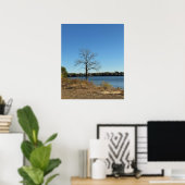 Tree by the River Poster ポスター (ホームオフィス)