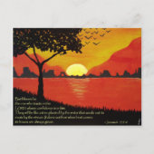 Tree by the Water 感動的 Post Card ポストカード (正面)