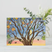 Tree Canopy Large Postcard サンキューカード (スタンド正面)