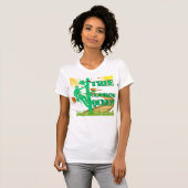 Tree Climbing Queen Shirt – Arborist Girl Tee Tシャツ (正面フル)
