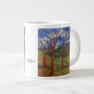 Tree colorful ジャンボコーヒーマグカップ