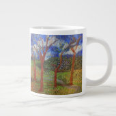 Tree colorful ジャンボコーヒーマグカップ (右)