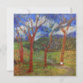 Tree colorful flat card (正面)